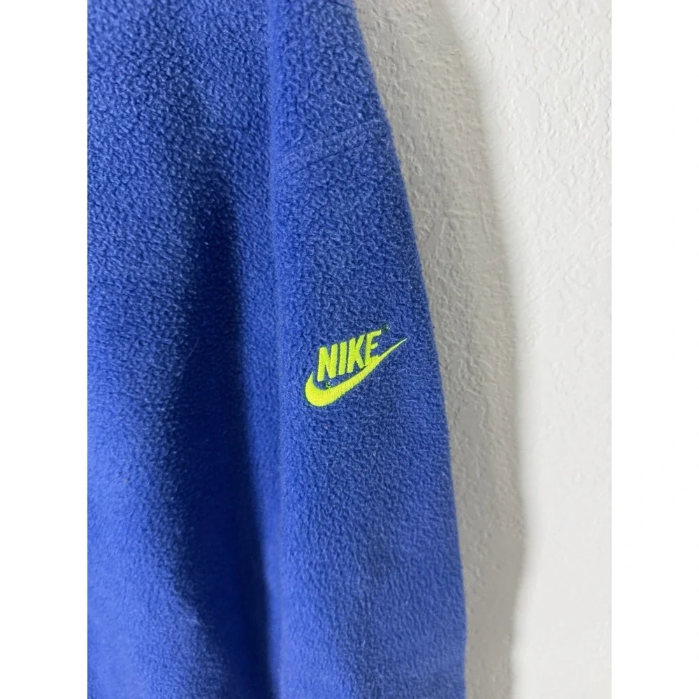 Womens NIKE X Olivia Kim Betty Boop Blue Fuzzy Crew Sweatshirt Small CT2024-480